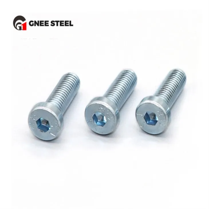 DIN7984 belo modri pocinkani šestrobi vijaki