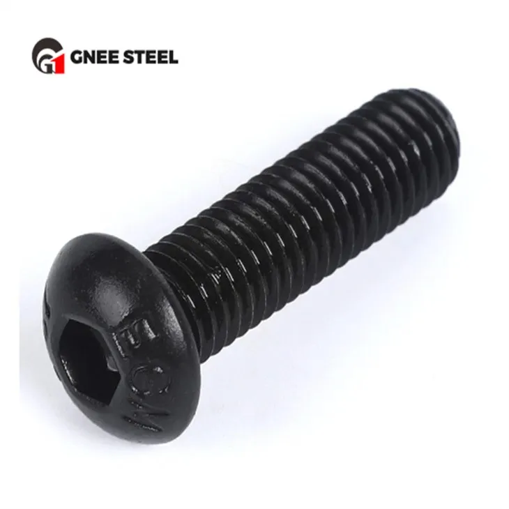 ISO7380 šestrobi vijaki z gumbasto glavo